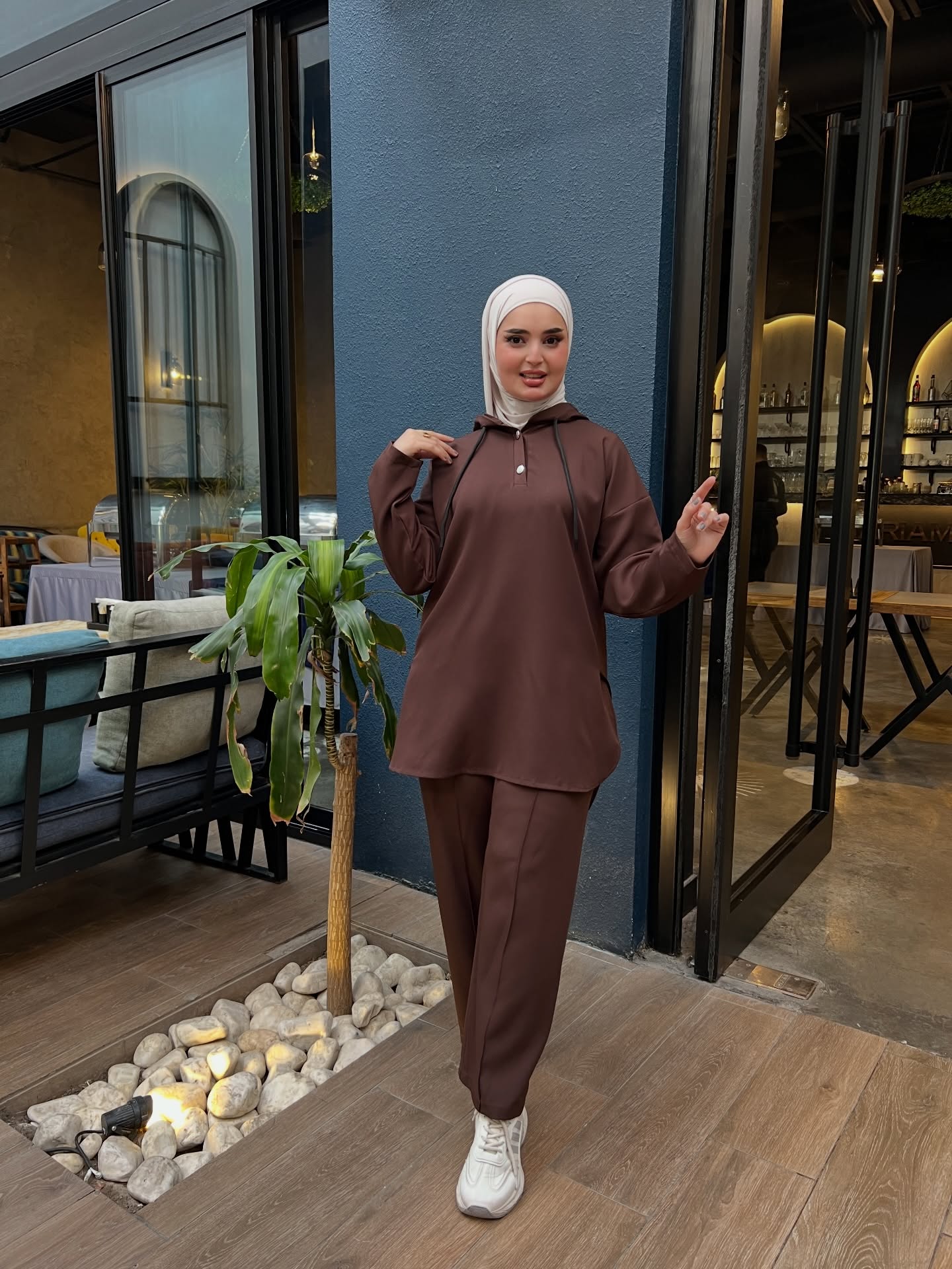 Ensemble مستور وعصري – مريح بزاف للخروجات اليومية