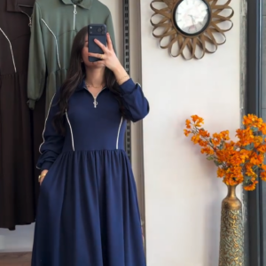 روبة نسائية طويلة بستايل عصري KS